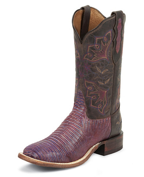 Purple Tony Lama cowboy boots 