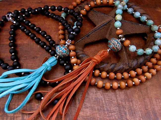 Necklaces from Breathe Deep Designs