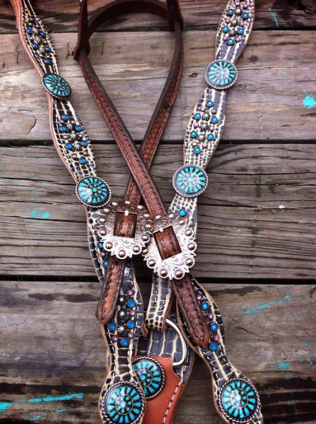Custom Turquoise Tack Set by The Cowboy Junkie
