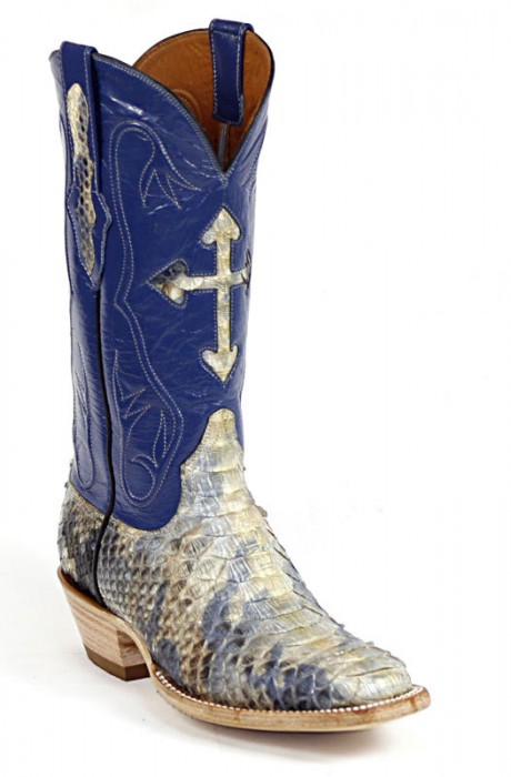 Black Jack Python Cowboy Boots 