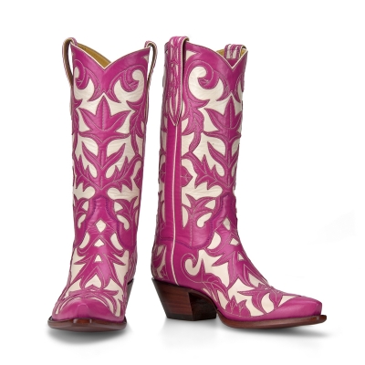 Pink cowgirl boots