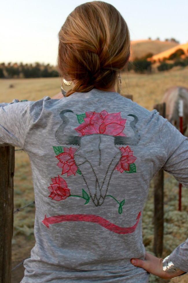 Rosita Skull Shirt by Wrangler