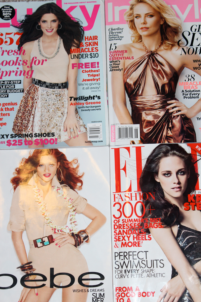 girly magazines