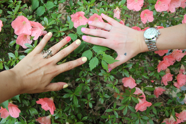 nails and flowers