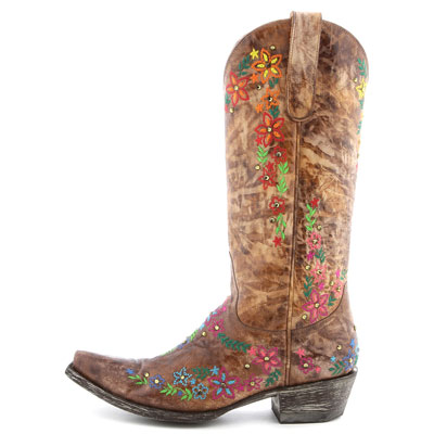 Old Gringo floral cowboy boots 