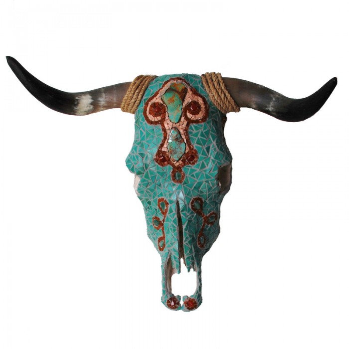 Turquoise skull 