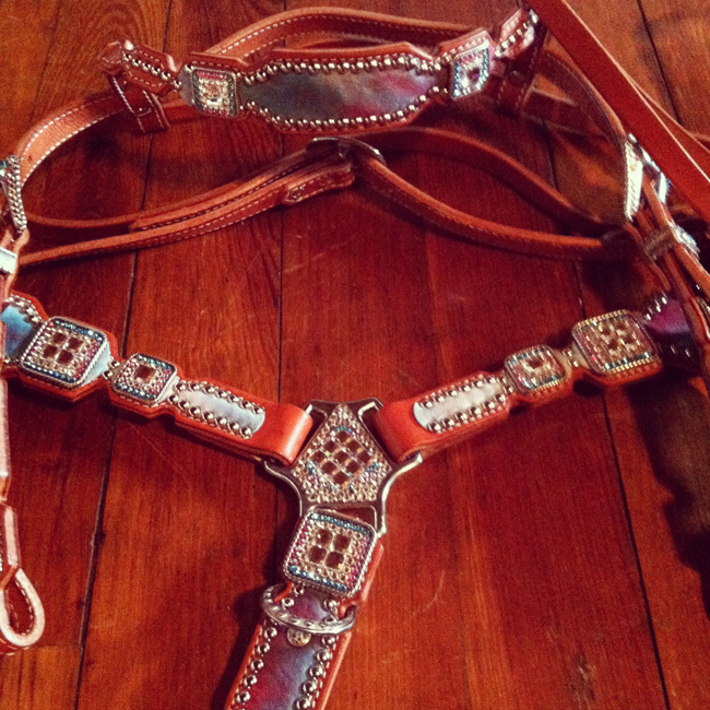 Crown Leather tack set