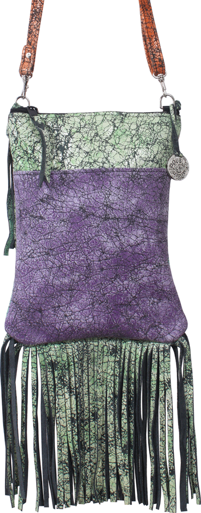Purple & green Double J bag 