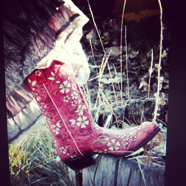 Shyanne red cowboy boots