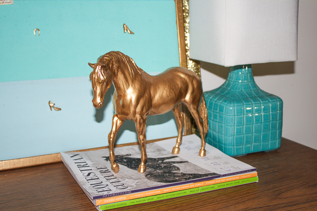 DIY-Gold-Breyer-Horse-Statue