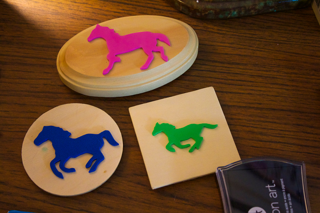DIY Horse Stamps finished