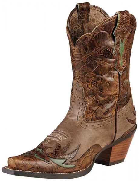 Ariat's Dahlia cowboy boot in brown