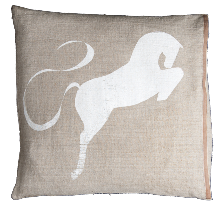 Bucephalus pillow by Approximate Notions 