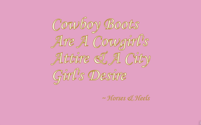 cowboy boot quote