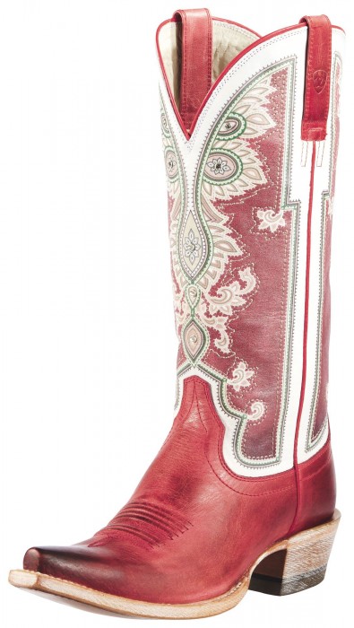 Ariat's red Alameda cowgirl boots