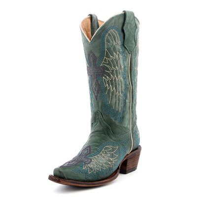 Corral Kids Turquoise Cowboy Boots