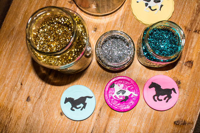 DIY Painted Horse Lid collection
