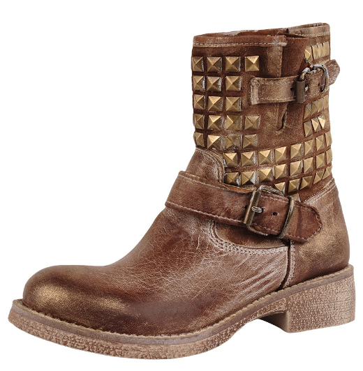 Stud Buckle Boots