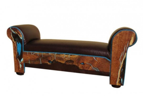 Turquoise Eloquence Bench