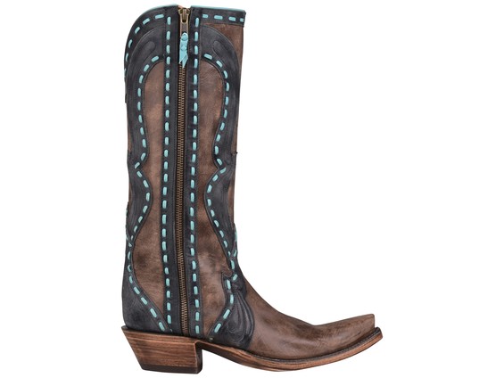 Brown-and-Turquoise-Lucchese-Boot