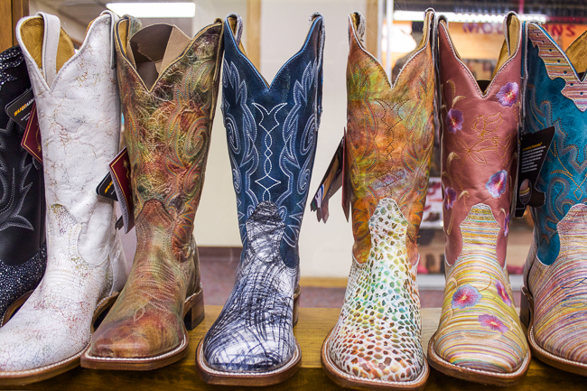 Boulet Cowboy Boots in at the Denver Market