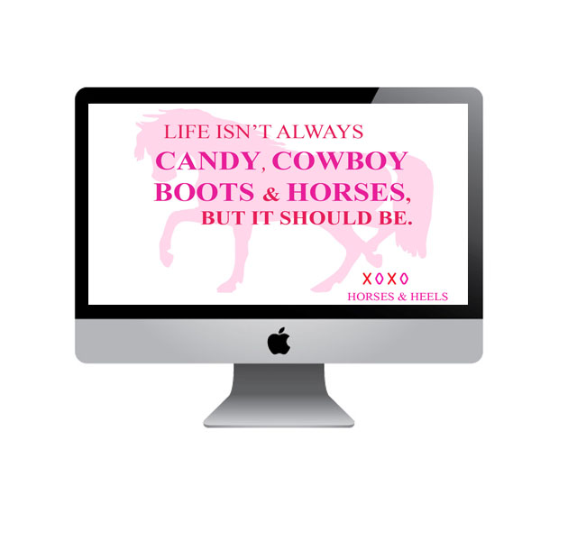 February Desktop Download Horse & Heels