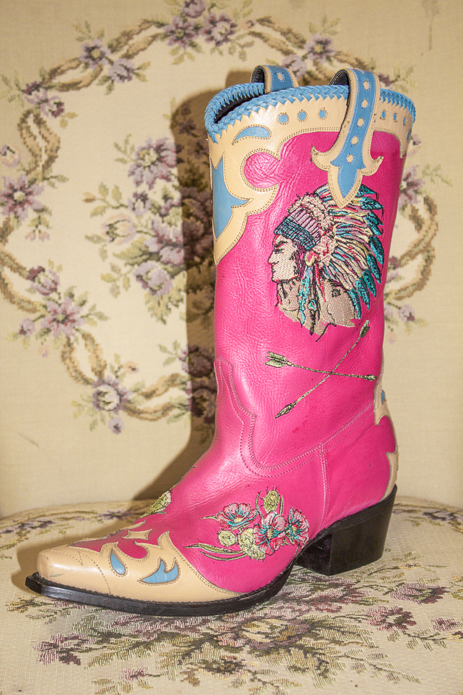 Lane & Double D Ranch Retro Inspired Boots, pink