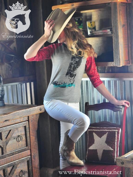 Cowboy Boot tee by Equestrianista