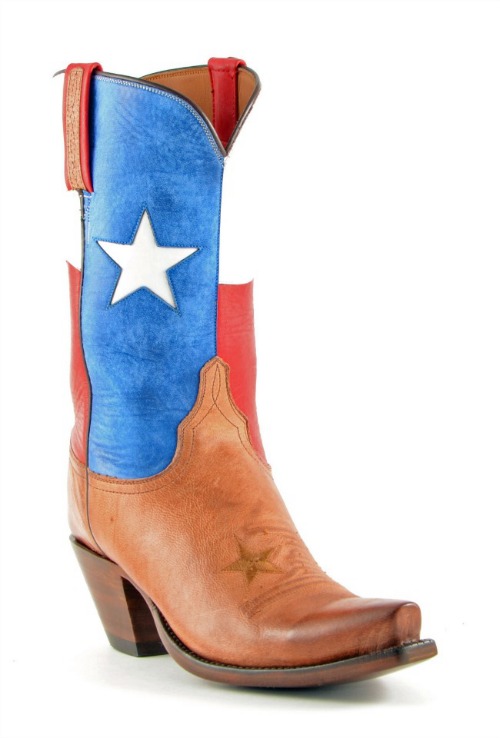 Lucchese Texas Flag Cowboy Boots