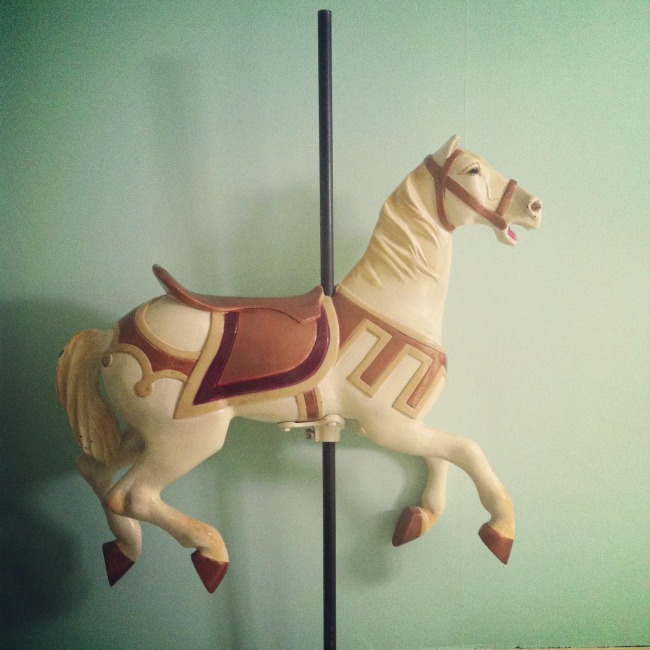 Carousel Horse, photo via Horsesandheels Instagram