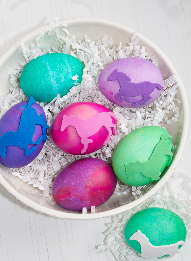 DIY Equine Easter Eggs, these are pretty
