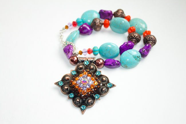 Rodeo Envy Turquoise, Purple and Orange