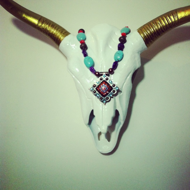 Steer Skull, photo via Horsesandheels_ Instagram