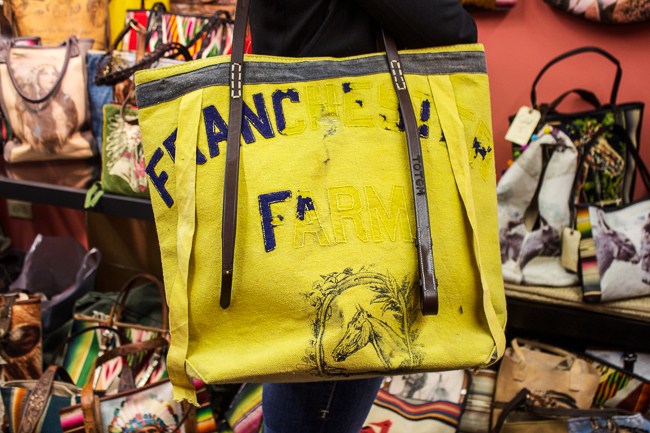 Totem Salvaged Yellow Equestrian Bag