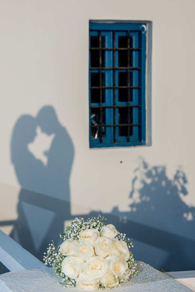 The happy wedding couple