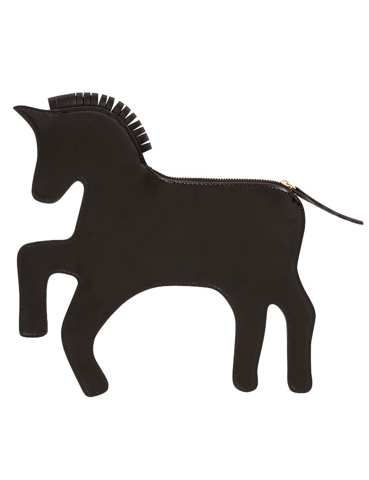 Black Pony Clutch