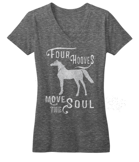 Four Hooves Move the Soul tee by One Horse Threads