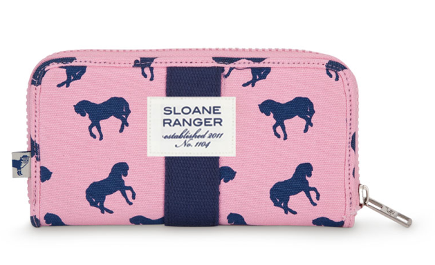 Sloane Ranger Horse Print Wallet