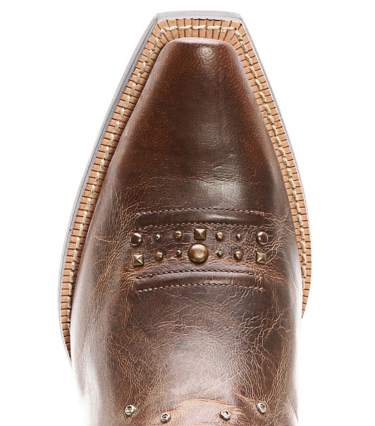 Ariat Rhinestone Cowboy Boots Toe Close Up
