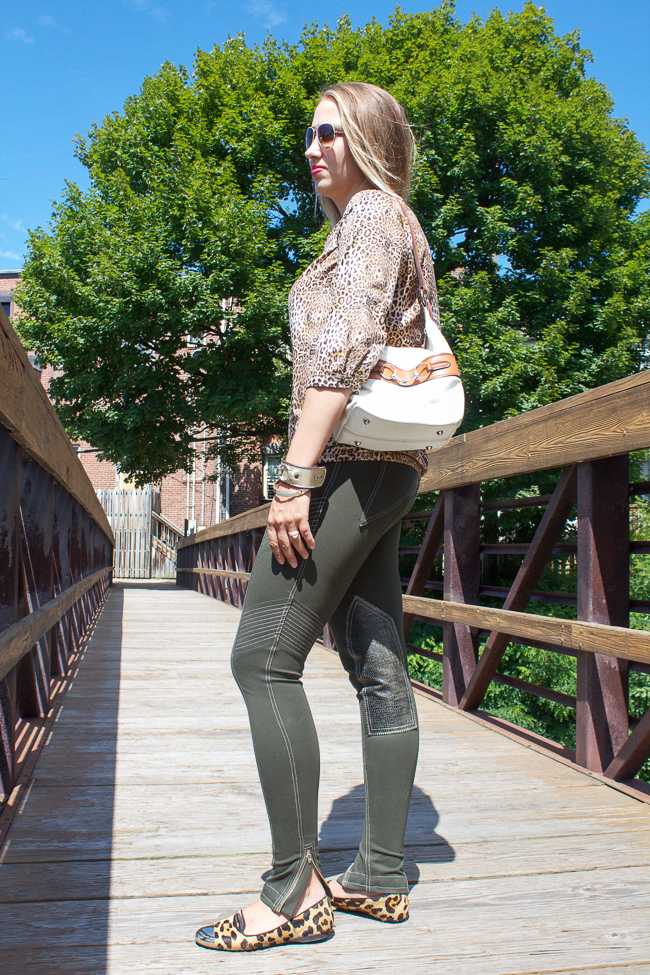 GhoDho Breeches Paired with Leopard Prints and Rebecca Ray Designs