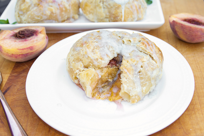 Baked Peaches, breakfast or dessert