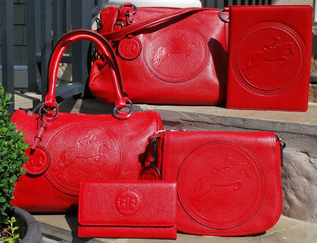 Red Leather Tucker Tweed Collection