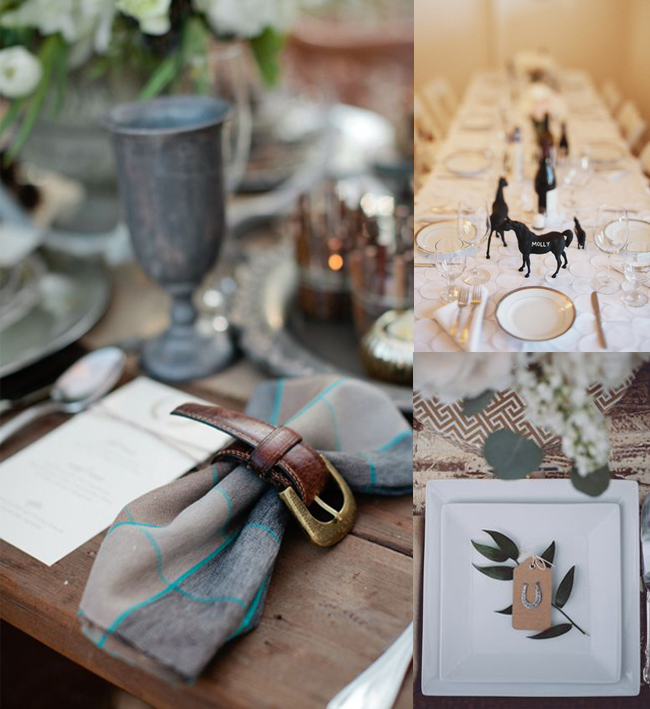 Equestrian Table Settings for Special Ocassions