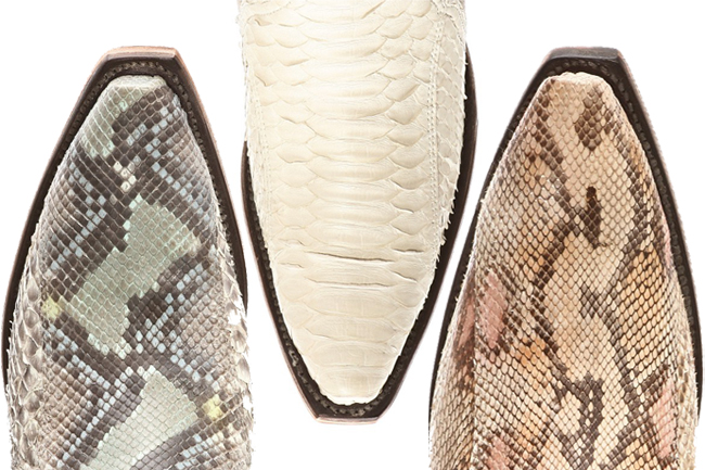 Lucchese Python Toes