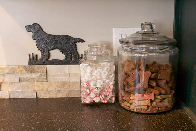 Peppermints and dog treats