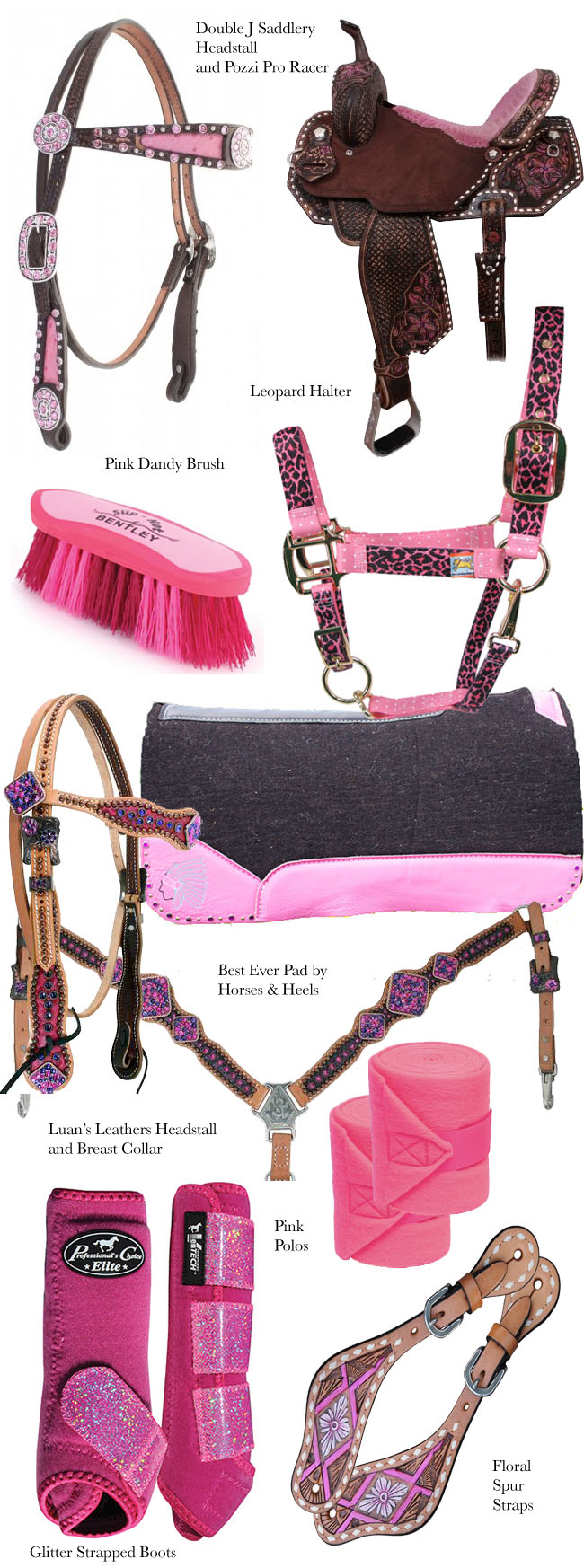 Pink Tack for the Barrel Racer | Horses & Heels