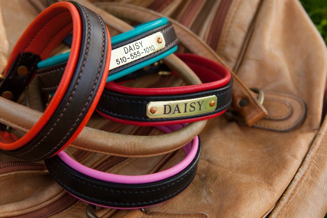 Colorful Leather Dog Collars by daisy1010