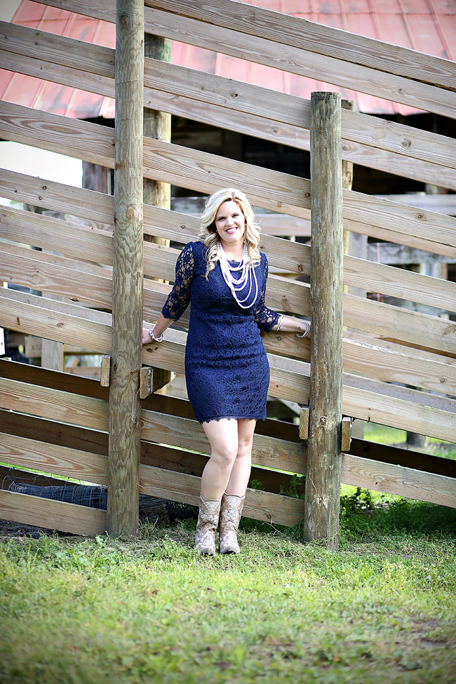 Lacy Dress and Boots from Classy CrossRoads
