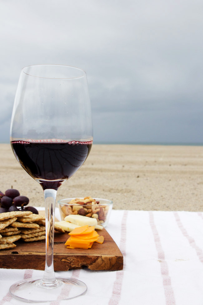 Wine and Cheese at the Beach | Horses & Heels