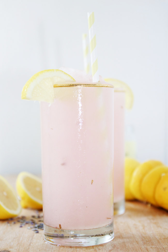 Icy Lavender Lemonade Slush